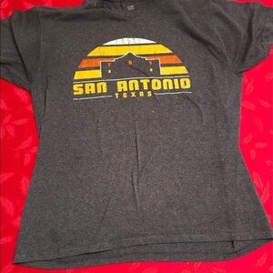 GRAY SAN ANTONIO TEXAS SOUVENIR SHIRT MEDIUM